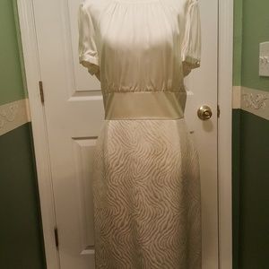 Antonio Melani textured cream dress